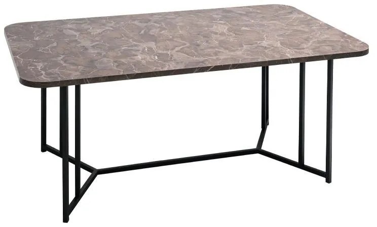 Color: Grey Marble, BlackMaterial: Mdf, MetalDimensions: Width: 115 cm / Depth: 68 cm / Height: 45 cmΤραπεζάκι Σαλονιού Diamond 115x68x45 εκ.