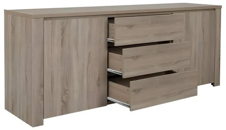 Μπουφές Kalya σε sonoma απόχρωση 220x49x89.5εκ 220x49x89.5 εκ.