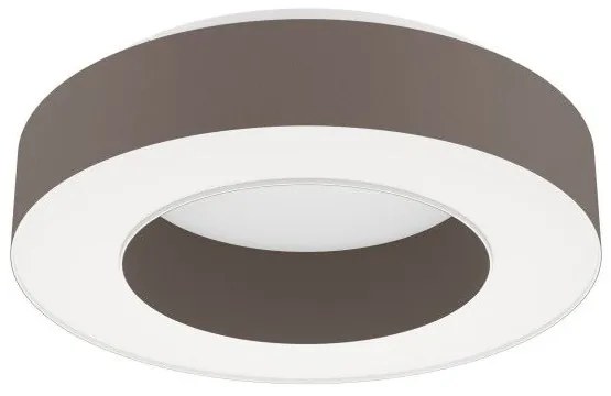 Πλαφονιέρα Φωτιστικό Οροφής LED 34W 3CCT Dimmable Τηλεχειριστήριο Guamare Eglo 39993 Καφέ