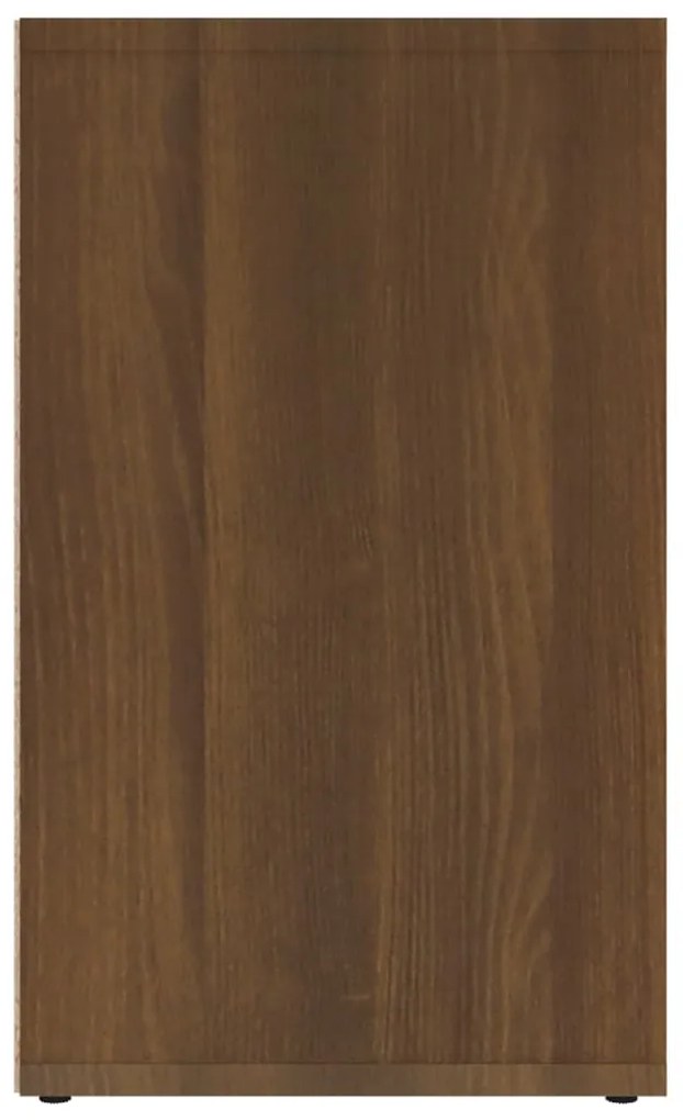 vidaXL Παπουτσοθήκη Καφέ Δρυς 52,5 x 30 x 50 εκ.