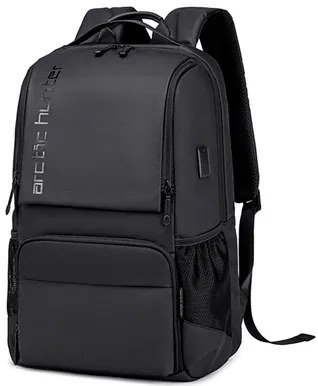 ARCTIC HUNTER τσάντα πλάτης B00532 με θήκη laptop 15.6", 28L, μαύρη
