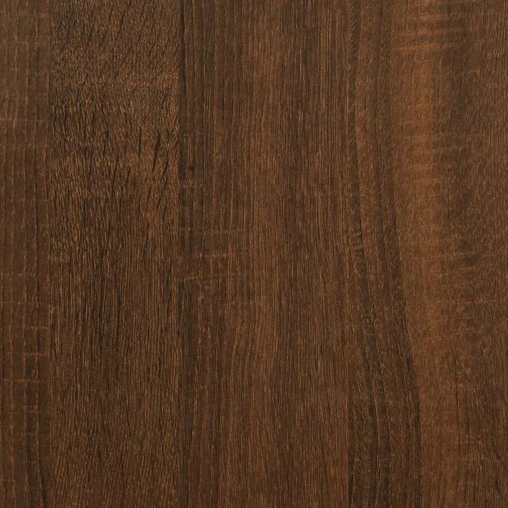 vidaXL Γραφείο Καφέ Δρυς 140 x 50 x 77 εκ. από Επεξεργασμένο Ξύλο