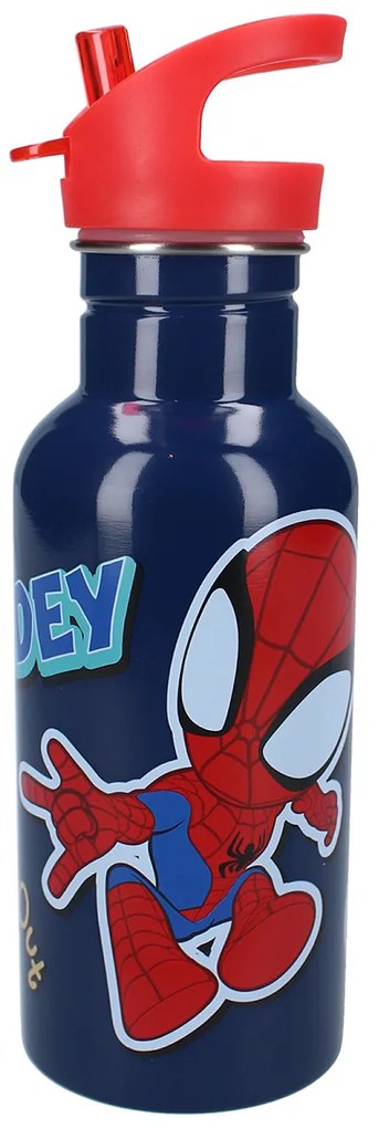 Παγούρι 500ml Με Καλαμάκι Vado Bags Spidey Take A Sip