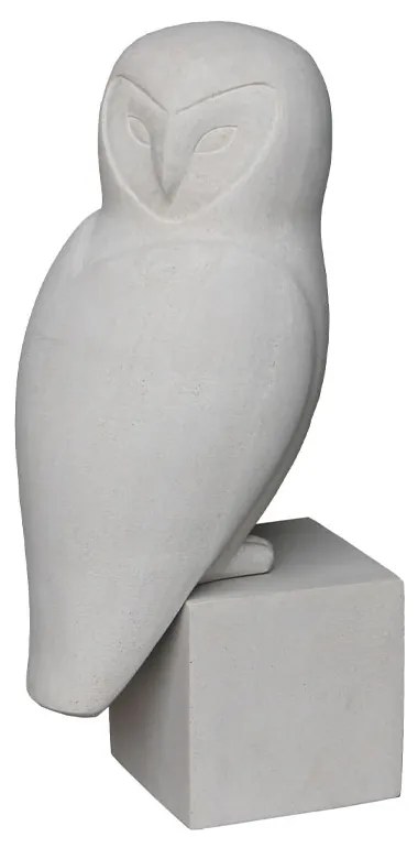 WISE OWL DECO ΚΟΥΚΟΥΒΑΓΙΑ ΤΕΧΝΗΤΗ ΠΕΤΡΑ ΜΠΕΖ 27x24xH67cm