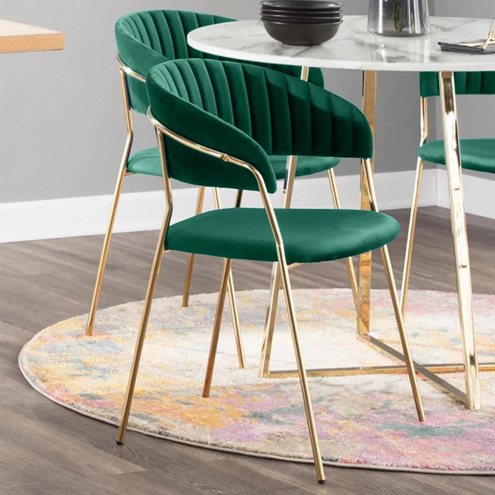 Καρέκλα Byron-Prasino Skouro (4) τεμάχια