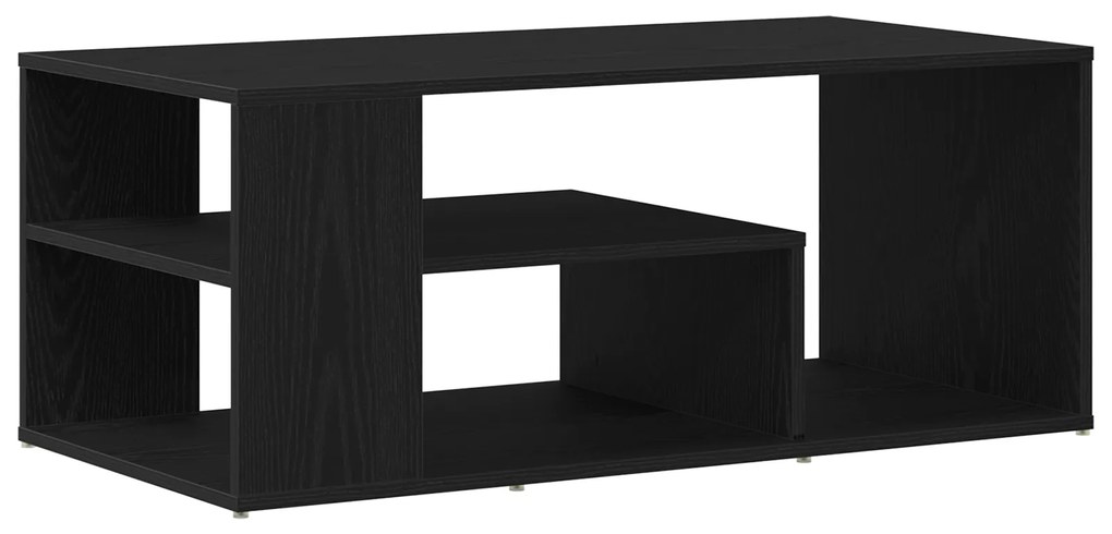 vidaXL Τραπεζάκι Σαλονιού Μαύρο Δρυς 100x50x40 εκ Επεξεργασμένο Ξύλο