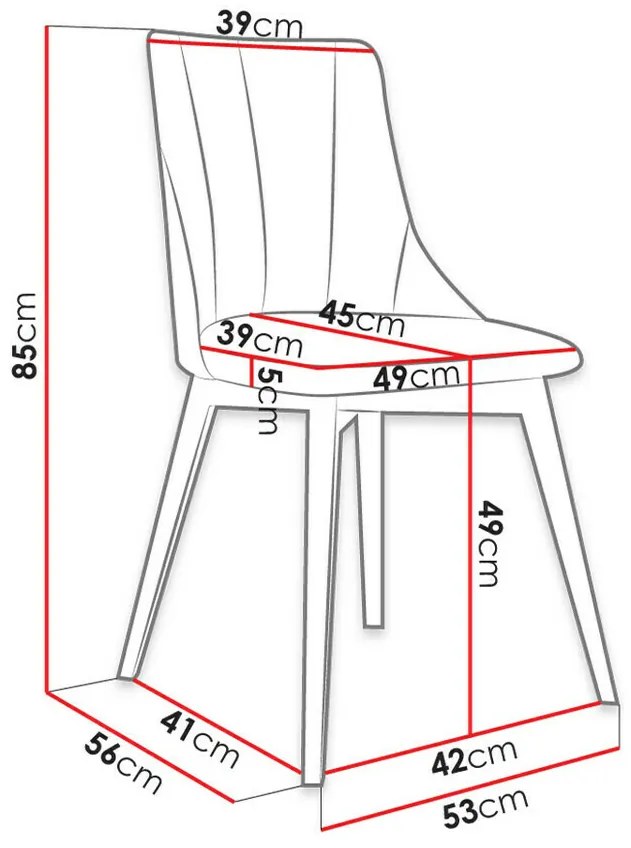 Σετ τραπεζαρίας Racine 139, 76x80x140cm, 39 kg, Αριθμός θέσεων: 6, Ξύλο: Οξιά | Epipla1.gr