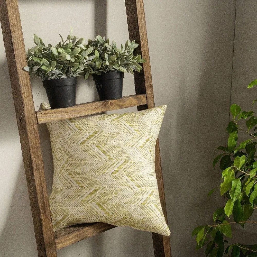 Μαξιλαροθήκη Διακοσμητική Siena 08 Lime Teoran 43X43 Cotton-Polyester