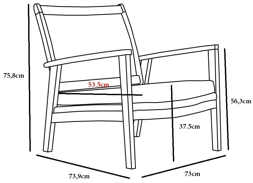 SALSA ΠΟΛΥΘΡΟΝΑ ΜΑΥΡΟ 74,5x73xH75,8cm - 22-0057 - 22-0057