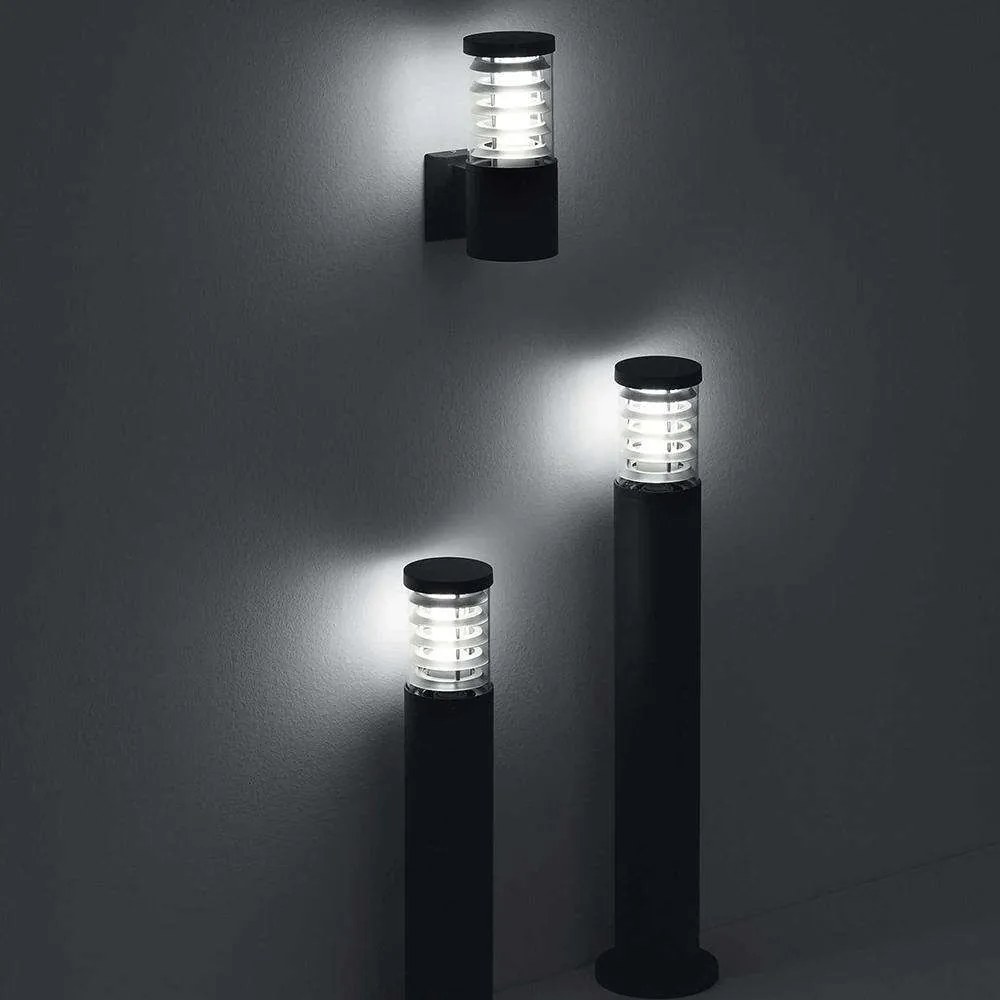 Φωτιστικό Δαπέδου Tronco 026954 15,5x60,5cm 1xE27 60W IP65 Grey Ideal Lux