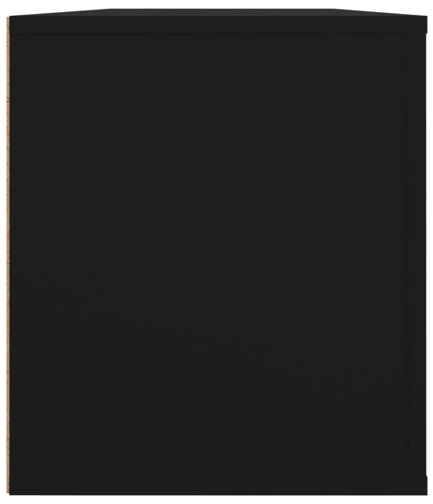 vidaXL Έπιπλο Τηλεόρασης Μαύρο 100 x 35 x 40 εκ. Επεξ. Ξύλο