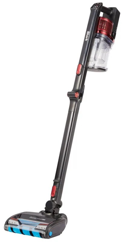 Σκούπα όρθια Ninja IZ300EUT, 309W, 0,7 l, 3 ταχύτητες, αυτονομία έως 60 λεπτά, HEPA, LED Smart display, φωτεινή ένδειξη βούρτσας, Μαύρο/κόκκινο