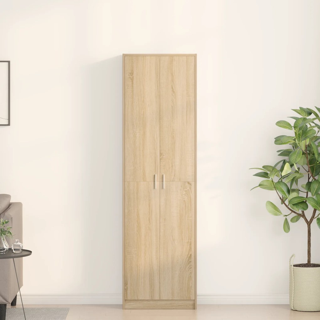 vidaXL ντουλάπα  Σονομα 55x25x189 εκ. Επεξεργασμένο Ξύλο