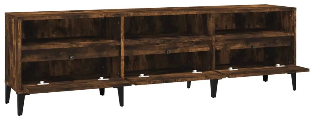 vidaXL Έπιπλο Τηλεόρασης Καπνιστή Δρυς 150x30x44,5 εκ. Επεξ. Ξύλο
