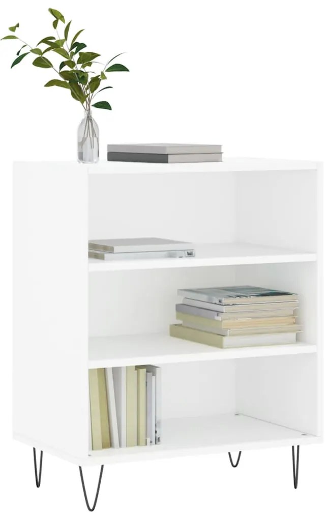 vidaXL Ραφιέρα Λευκή 57 x 35 x 70 εκ. από Επεξεργασμένο Ξύλο