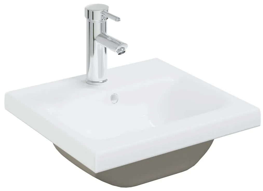 vidaXL Ντουλάπα Νεροχύτη Μαύρη δρυς 41 x 39 x 62 εκ Επεξεργασμένο ξύλο