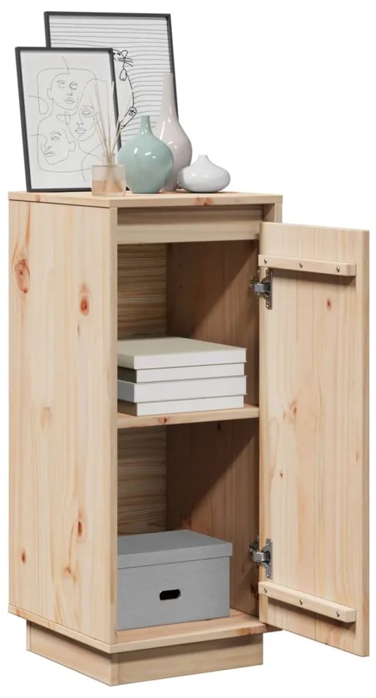 vidaXL Ντουλάπι 31,5 x 34 x 75 εκ. από Μασίφ Ξύλο Πεύκου