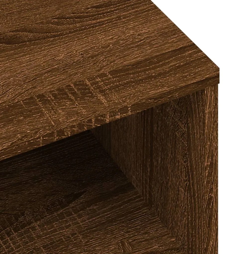 vidaXL Έπιπλο Τηλεόρασης Καφέ Δρυς 120x34x37 εκ. Επεξ. Ξύλο
