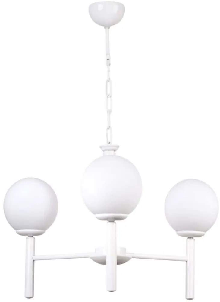 Φωτιστικό Οροφής 534LUN5816 64x70cm 3xE27 40W White Opviq