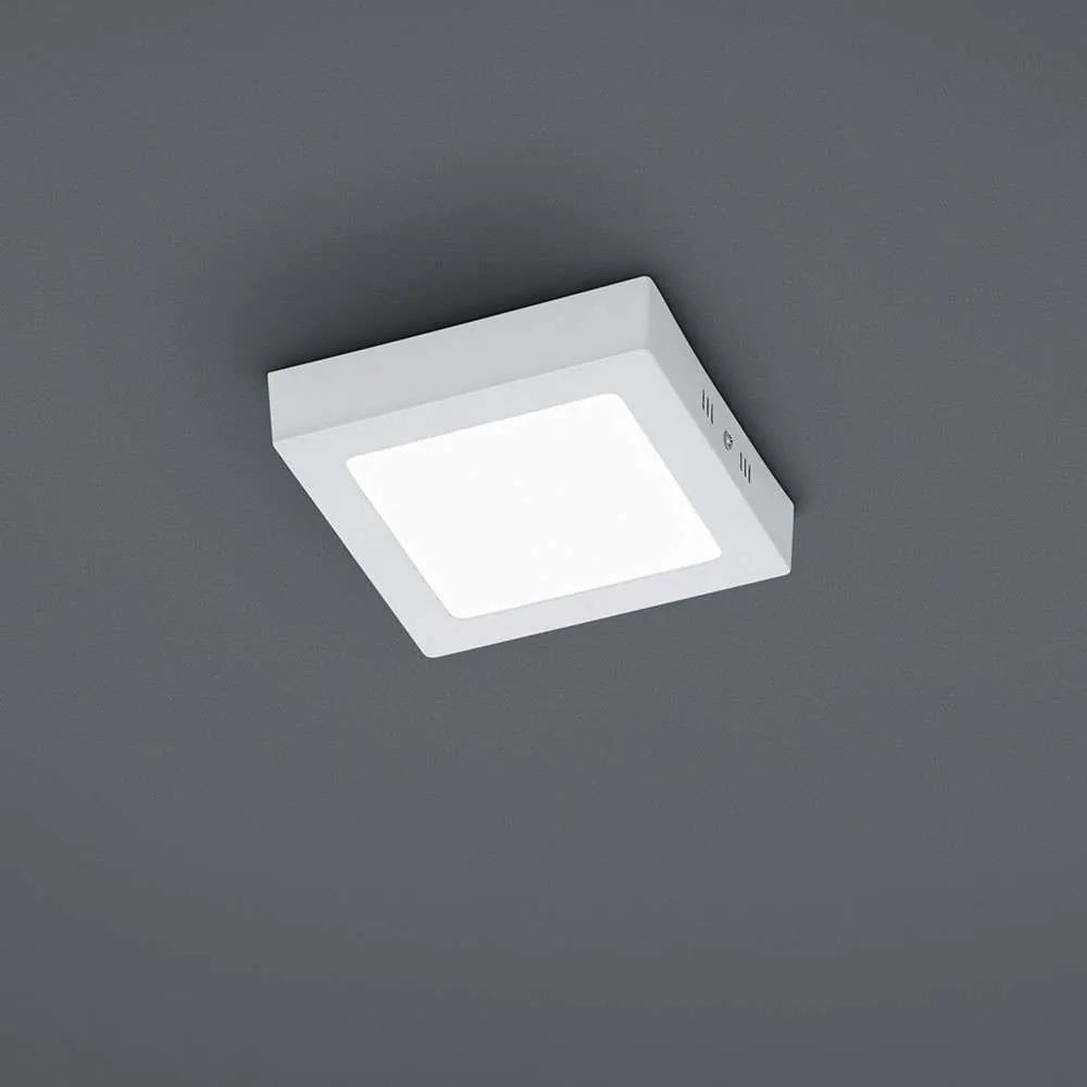 Φωτιστικό Οροφής - Πλαφονιέρα Led Zeus 657111201 17x17cm White Trio Lighting Μέταλλο