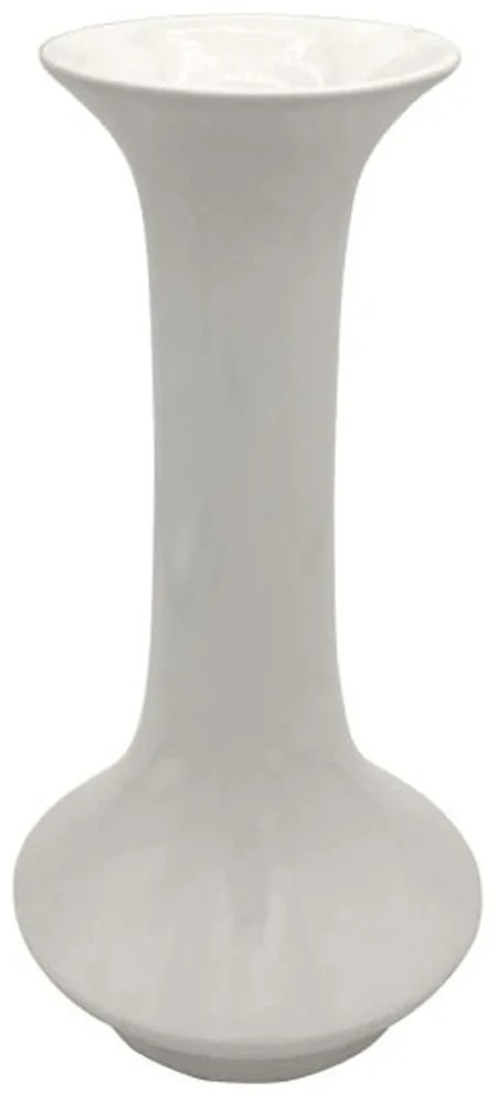 Βάζο 15-00-23751 15,5x32,6cm White Marhome Κεραμικό