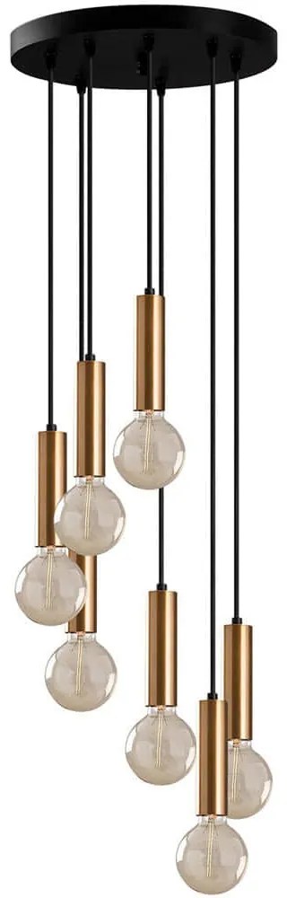Φωτιστικό Οροφής Tempo 584TTM1329 40x40x136cm 7xE27 40W Gold Opviq