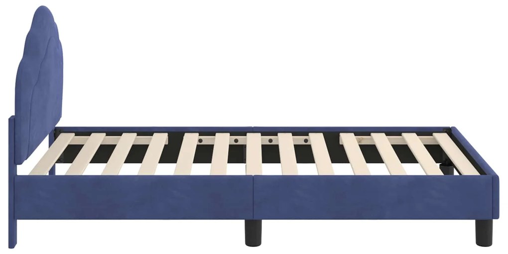 vidaXL Κρεβάτι Παιδικής Κρεβατοκάμαρας με Κεφαλάκι Μπλε Αστυνομίας