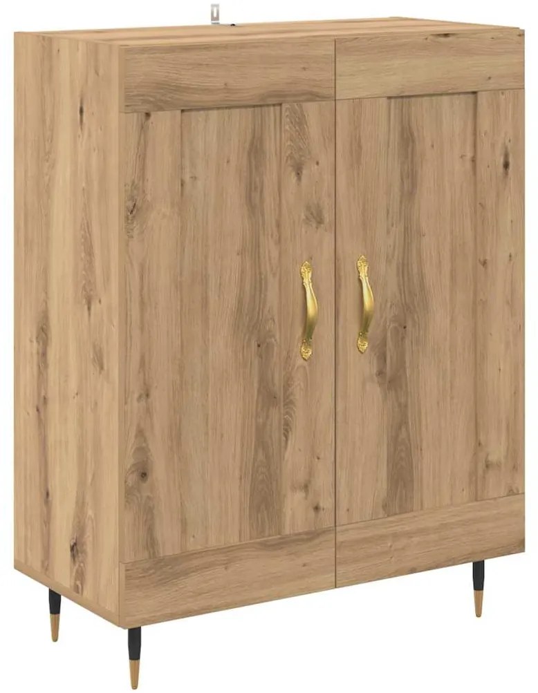 vidaXL Highboard Artisan Oak 69,5 x 34 x 180 εκ. Επεξεργασμένο ξύλο