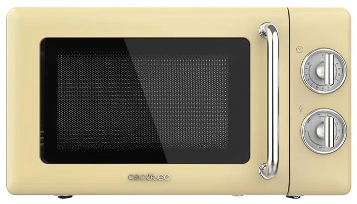 Φούρνος Μικροκυμάτων με Γκριλ 20 Lt 700 W Cecotec ProClean 3110 Retro Yellow CEC-01708