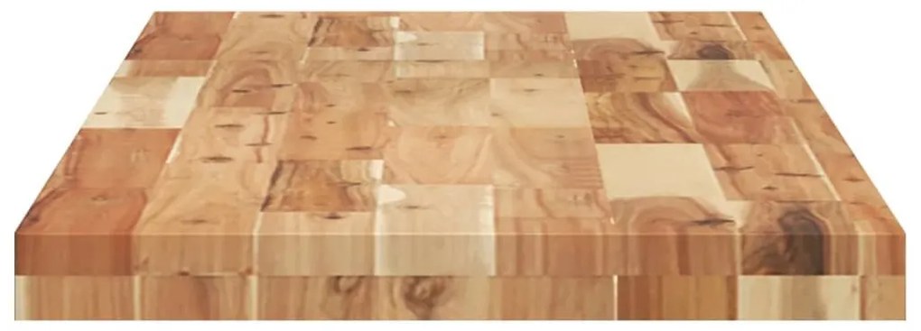 Επιφ. Νιπτήρα Μπάνιου Φινίρισμα Λαδιού 140x40x4 εκ Μασίφ Ακακία - Καφέ