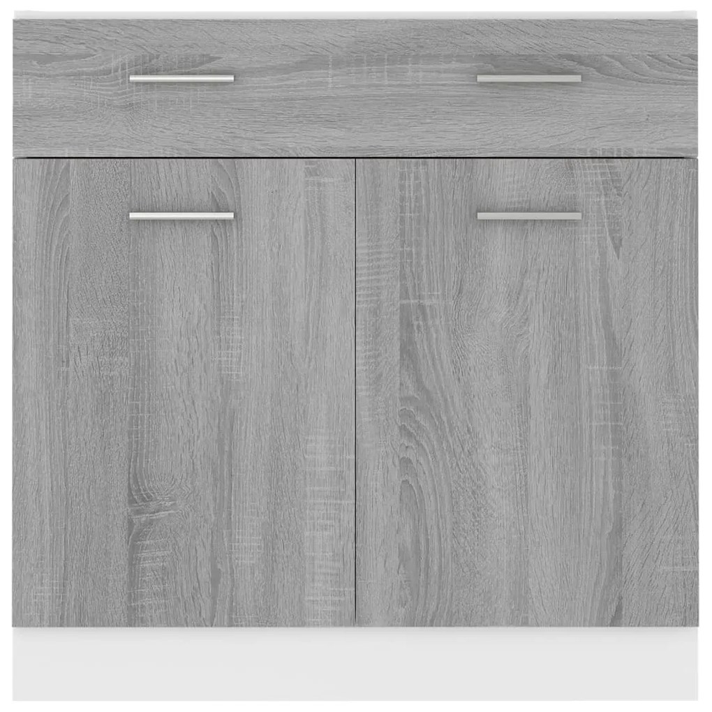 Έπιπλο Με Συρτάρι Lyon Γκρι Sonoma 80x46x81,5 εκ. Επεξεργ. Ξύλο 815580