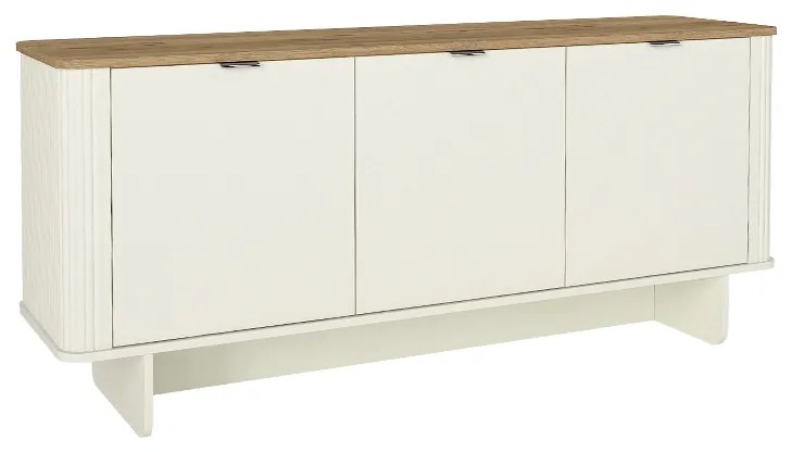 ΜΠΟΥΦΕΣ BOHEMA MEGAPAP ΧΡΩΜΑ IVORY - SEPET OAK 180X47X76,6ΕΚ.