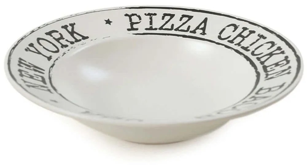 Πιάτο Βαθύ 275KRM1929 26cm White Hermia Κεραμικό