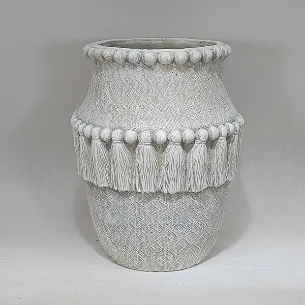 ΒΑΖΟ ΤΣΙΜΕΝΤΕΝΙΟ ΓΚΡΙ 16.5x16.5x14cm|752-20314