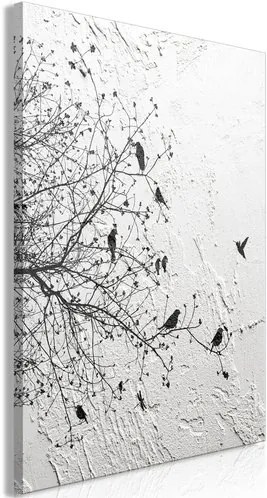 Πίνακας - Birds on Tree (1 Part) Vertical - 80x120