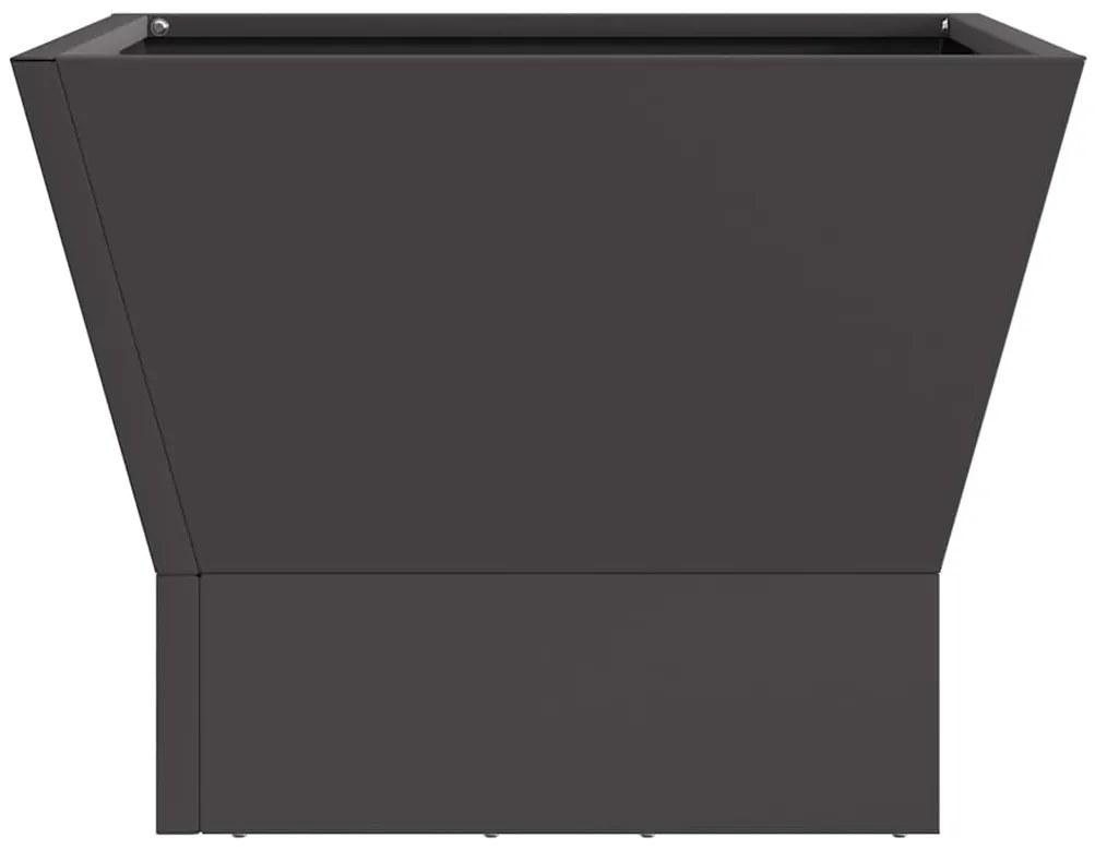 vidaXL Φωτιά Μαύρο 40 x 40 x 35 cm Ατσάλι