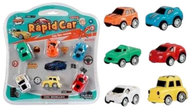 Σετ mini αυτοκινητάκια - 6pcs - 265-13C