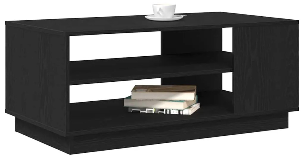 vidaXL Τραπεζάκι σαλονιού Μαύρη δρυς 102 x 55 x 43 cm