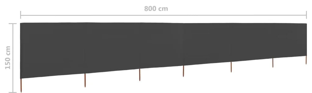 ΠΡΟΣΤΑΤΕΥΤΙΚΟ ΑΕΡΑ ΜΕ 6 ΠΑΝΕΛ ΑΝΘΡΑΚΙ 800 X 120 ΕΚ. ΥΦΑΣΜΑΤΙΝΟ 47176