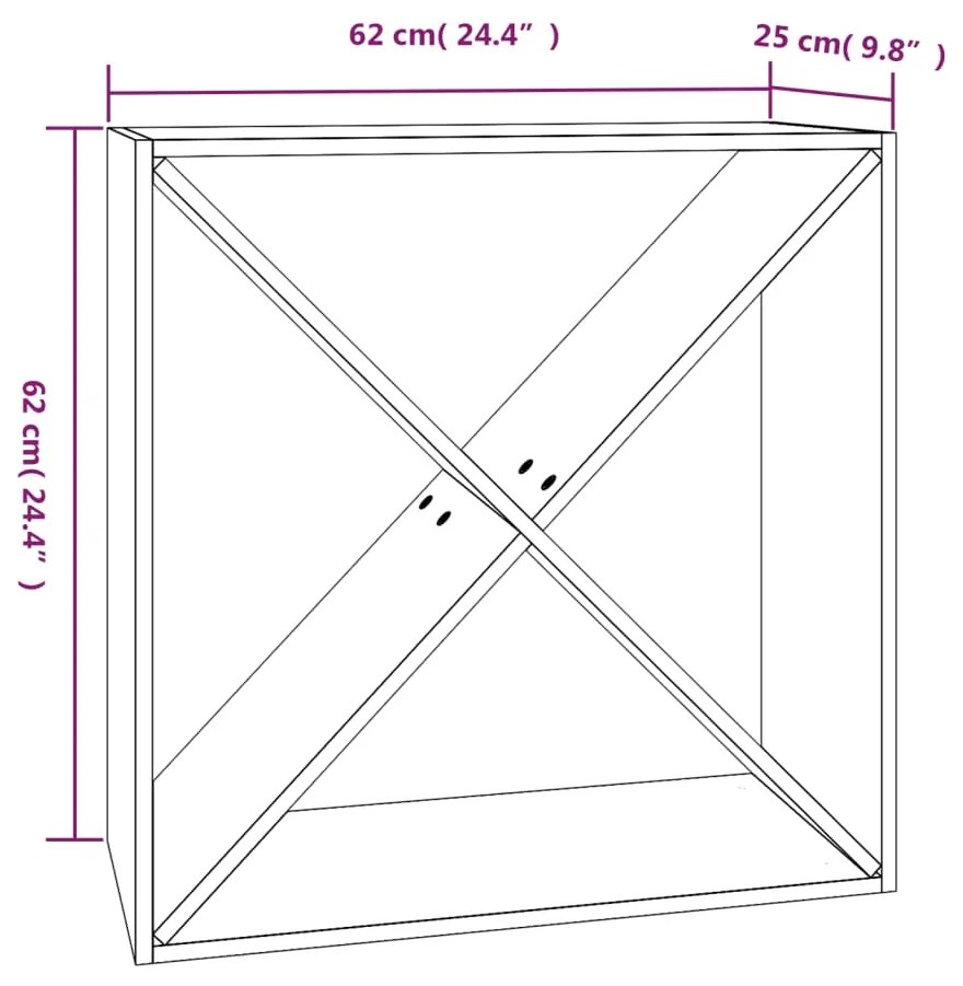 ΚΑΒΑ ΚΡΑΣΙΩΝ ΛΕΥΚΟ 62 X 25 X 62 ΕΚ. ΑΠΟ ΜΑΣΙΦ ΞΥΛΟ ΠΕΥΚΟΥ 821760