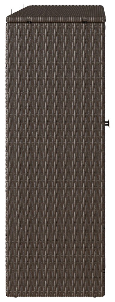 vidaXL Ντουλάπα αποθήκευσης Καφέ 100x36x102 εκ Ρατάν