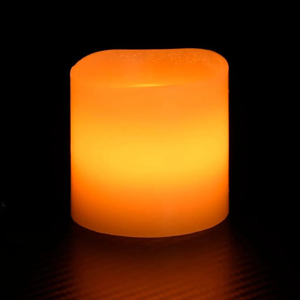 Κεριά LED Ηλεκτρ. 12 τεμ. Θερμό Λευκό - Γκρι