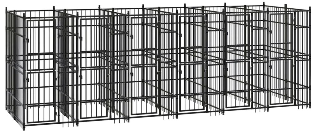 Κλουβί Σκύλου Εξωτερικού Χώρου 11,06 μ² από Ατσάλι