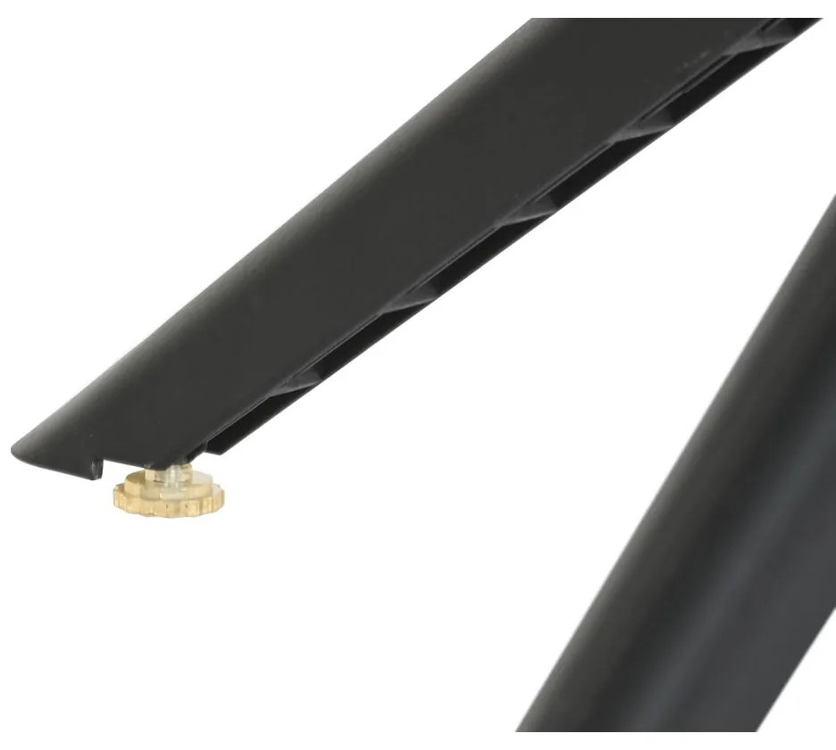 Τραπεζαρία Home ESPRIT Μαύρο Μέταλλο πολυπροπυλένιο 80 x 80 x 75 cm