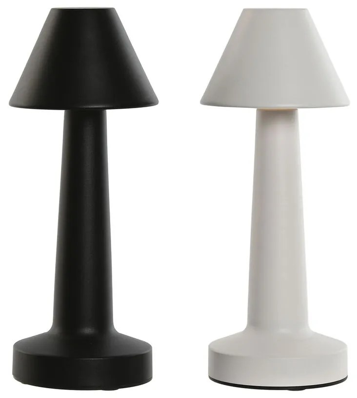 Επιτραπέζιο Φωτιστικό Home ESPRIT Λευκό Μαύρο 9 x 9 x 24 cm (x2)