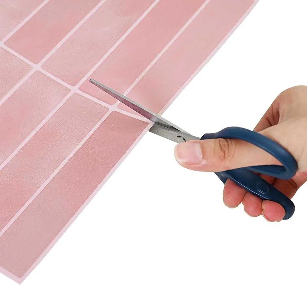 vidaXL Ορθογώνιο Πλακάκι 10 pcs Ροζ 29 x 22.9 εκ. Πολυουρεθάνη και PET