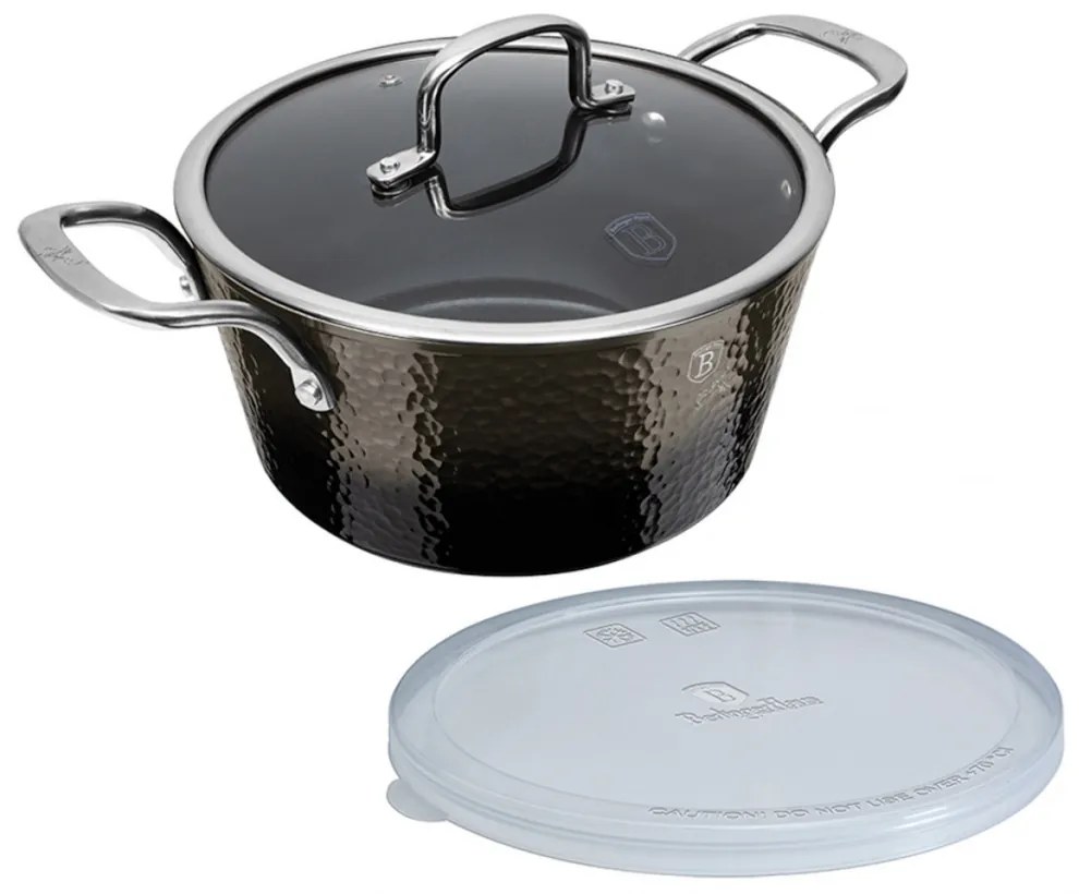 Κατσαρόλα Berlinger Haus Φ24cm Shine Basalt Collection BH-6653