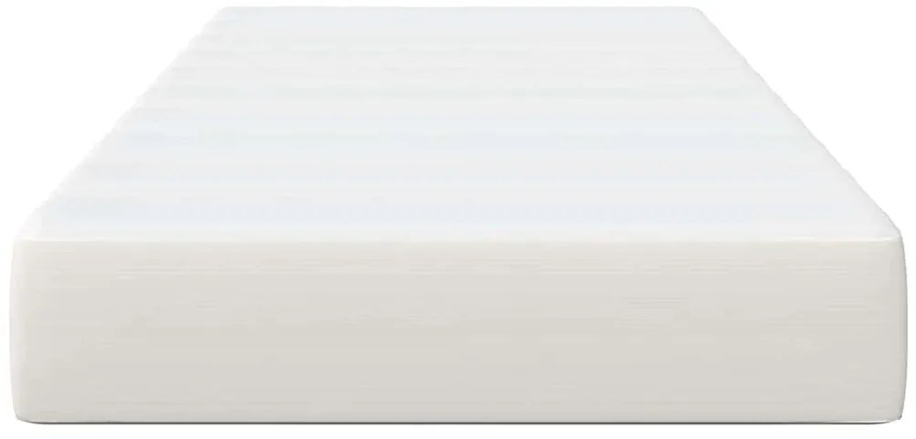 vidaXL Στρώμα Κρεβατιού με στρώμα Κρεμ 90 x 200 cm ύφασμα