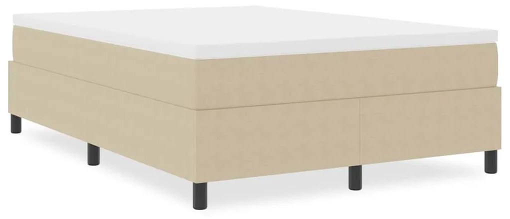 vidaXL Κρεβάτι με ελατήρια Γκρι Πράσινο 140 x 190 cm Βελούδο