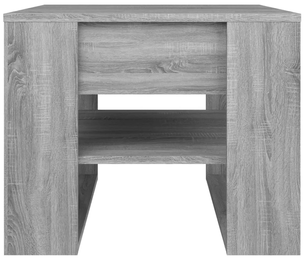 vidaXL Τραπεζάκι Σαλονιού Γκρι Sonoma 55,5x55x45εκ. Επεξεργασμένο Ξύλο